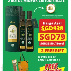 Minyak Zaitun Sihate - Set Combo 2 Botol